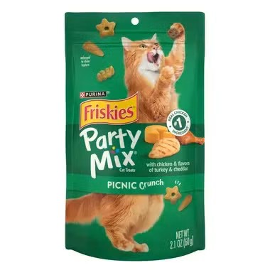 פריסקיז פרטי מיקס חטיף לחתול פיקניק קראנץ' - 60 גרם