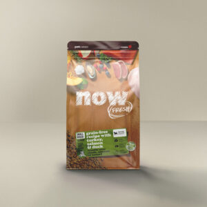 NOW Fresh לכלבים – סניור גזע קטן – הודו, סלמון וברווז – 10 ק״ג