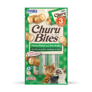 אינאבה CIAO Churu Bites לחתול עוף וטונה – 3×10 גרם