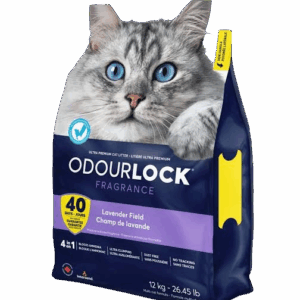 OdourLock חול לחתולים 12 ק״ג – לבנדר