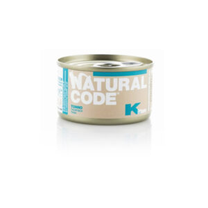 Natural Code לחתולים 85 גרם – K: טונה לגורי חתולים – מרקם מוס נימוח
