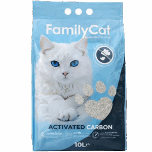 Family Cat חול לחתולים 10 ליטר – פחם פעיל