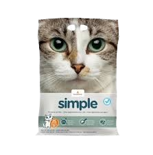 Simple חול מתגבש לחתולים 10 ק״ג – ללא בישום